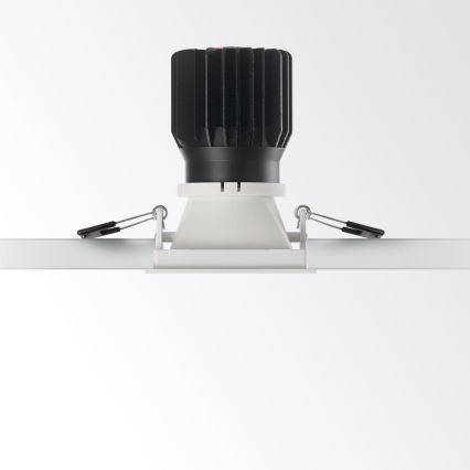 Ideal Lux - Corp de iluminat LED încastrat GAME TRIM LED, 11W, 230V, 3000K, CRI 90, 8,4 x 8,4 cm, IP40, alb