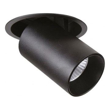 Ideal Lux - Spot LED încastrat NOVA, 12W, 230V, 4000K, CRI 90, diametru 10 cm, negru