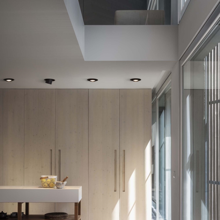 Ideal Lux - Spot LED încastrat NOVA, 20W, 230V, 4000K, CRI 90, Ø 15,4 cm, negru