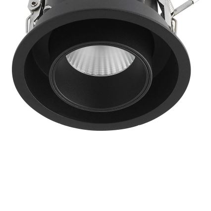 Ideal Lux - Spot LED încastrat NOVA, 12W/230V, CRI 90, Ø 10 cm, negru