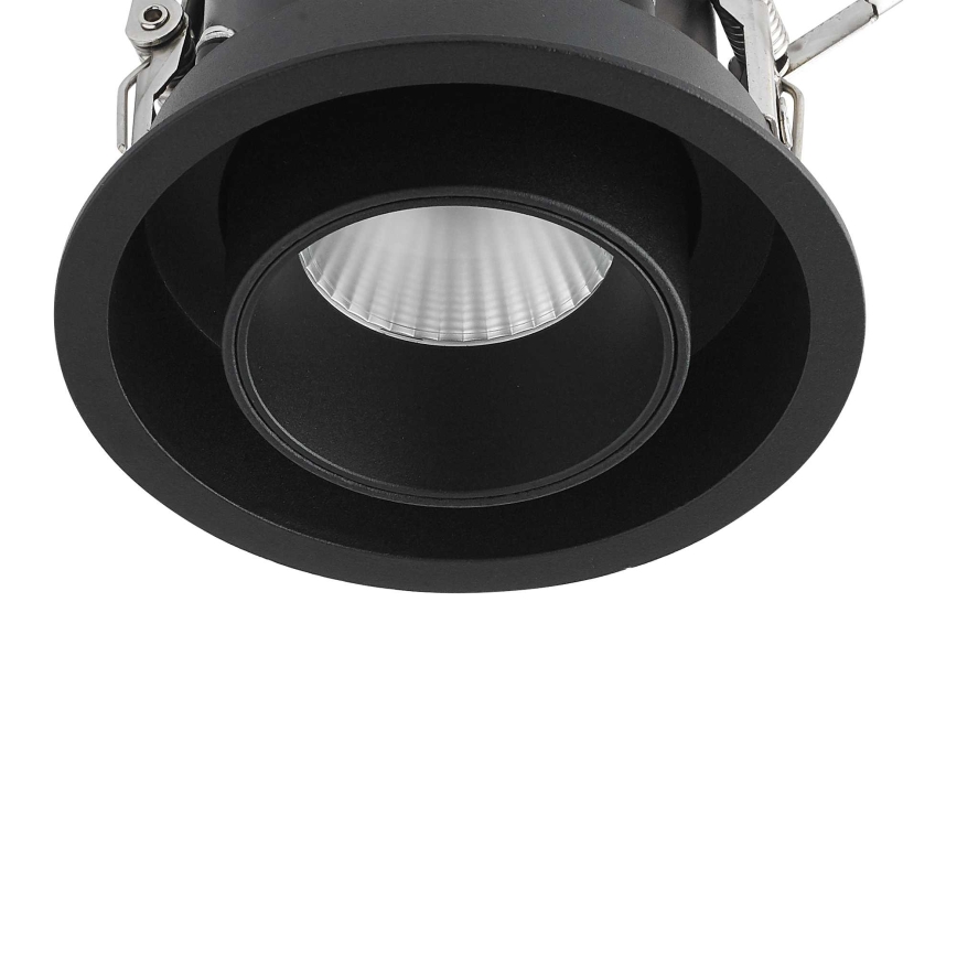 Ideal Lux - Spot LED încastrat NOVA, 12W, 230V, 4000K, CRI 90, diametru 10 cm, negru