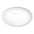 Ideal Lux - Spot LED încastrat pentru baie GAME TRIM LED/11W/230V 3000K CRI 90 Ø 8,5 cm IP65 alb