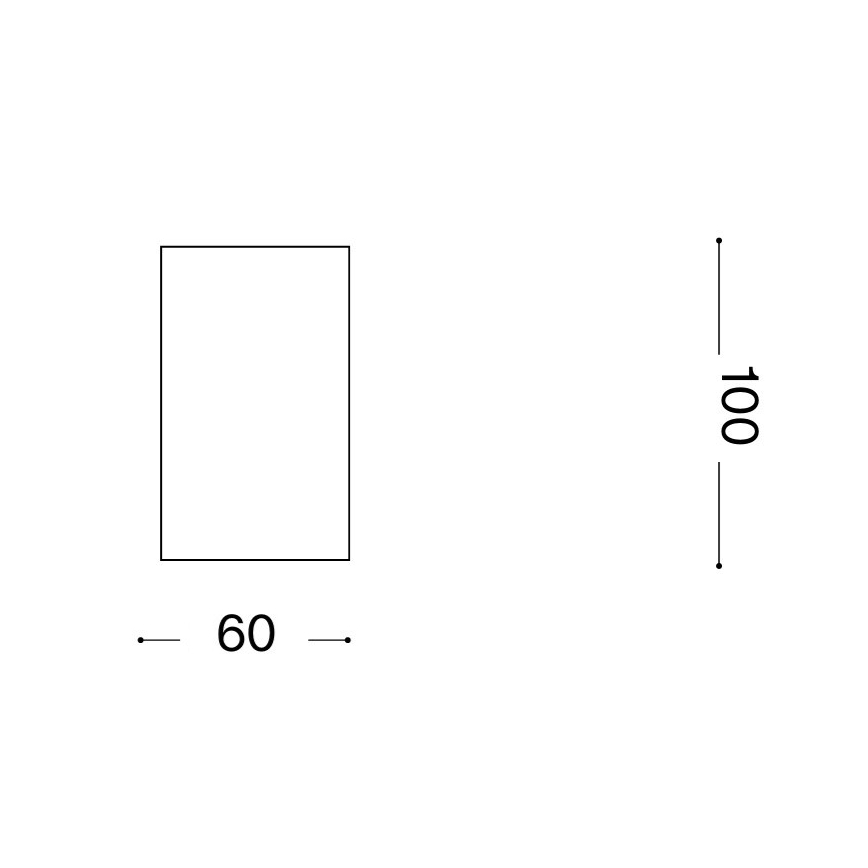 Ideal Lux - Spot LED LOOK 1xGU10/7W/230V CRI 90 6x6 cm alamă
