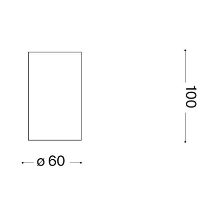Ideal Lux - Spot LED LOOK 1xGU10/7W/230V CRI 90, Ø 6 cm, alamă