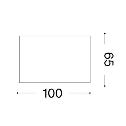 Ideal Lux - Spot LED SPIKE 1xGX53/9W/230V 10x10 cm, auriu