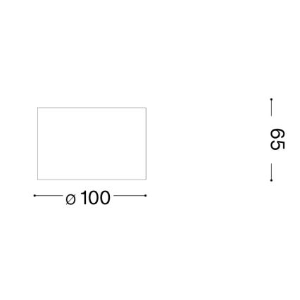 Ideal Lux - Spot LED SPIKE 1xGX53/9W/230V, Ø 10 cm, crom lucios
