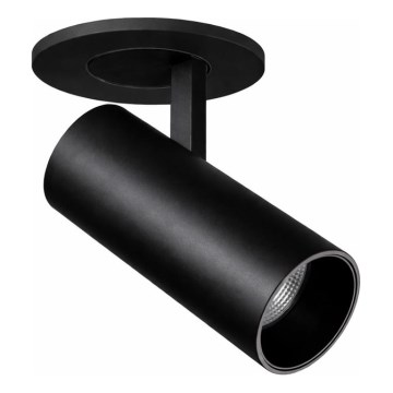 Ideal Lux - Spot LED tavan încastrat NOVA, 6W, 230V, 3000K, CRI 90, Ø 6,8 cm, negru