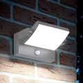 Ideal Lux SWIPE - Aplică de perete LED pentru exterior cu senzor, 21W, 230V, CRI 90, IP54, albă