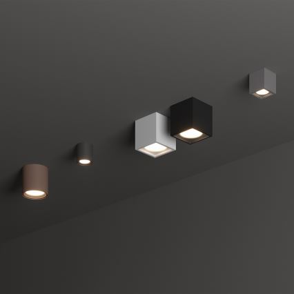 Ideal Lux TECHO - spot exterior 1xGU10/20W/230V 15x15 cm IP54 maro