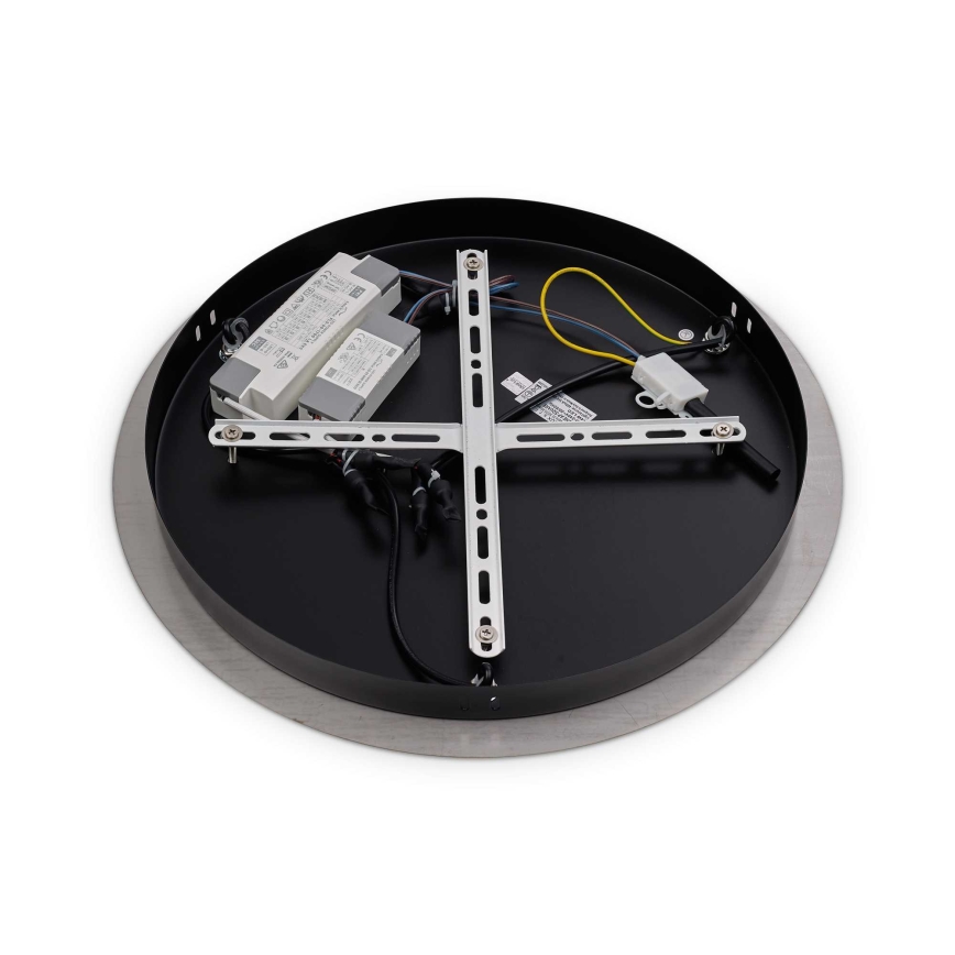Ideal Lux - UMILE lustră LED suspendată pe cablu, 55W/230V, Ø 63 cm, CRI 90, alamă/alb