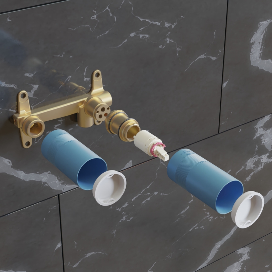 Ideal Standard A1313NU - Corp de montaj pentru baterie încastrată pentru lavoar, albastru