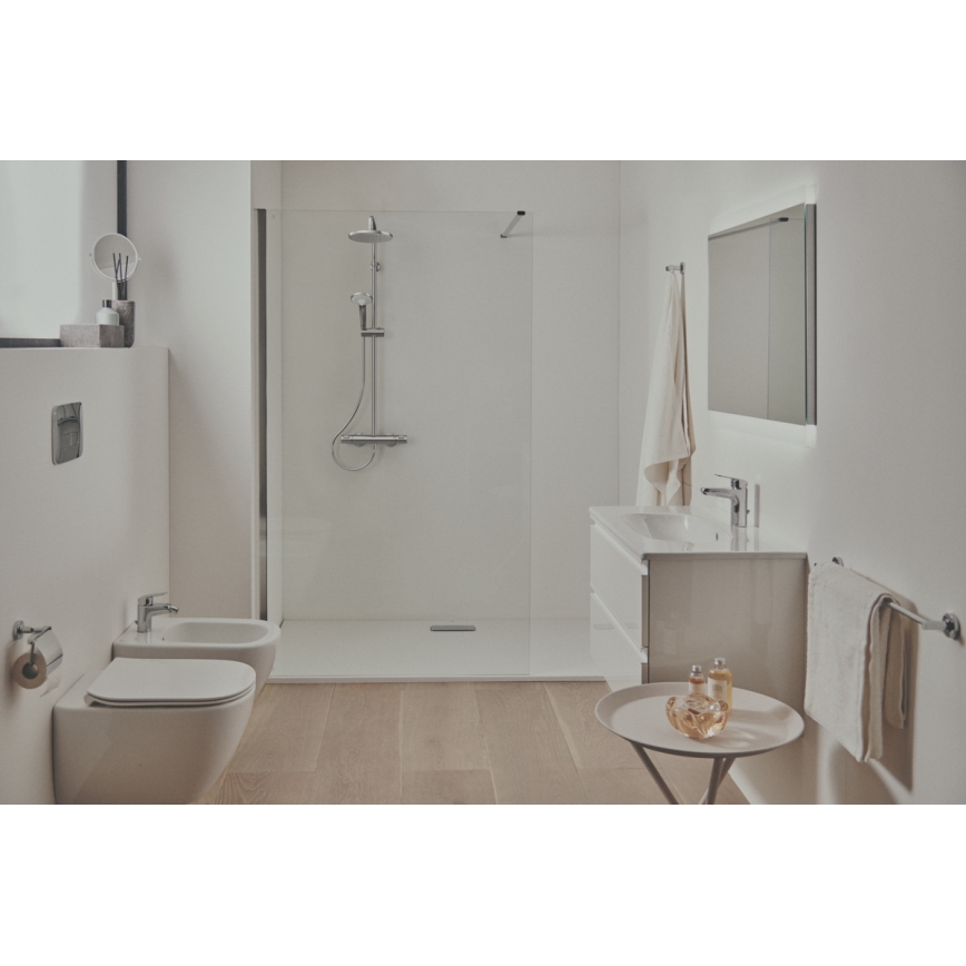 Ideal Standard A7208AA - Set de duș cu baterie termostatică CERATHERM T25, crom lucios