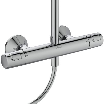 Ideal Standard A7208AA - Set de duș cu baterie termostatică CERATHERM T25, crom lucios