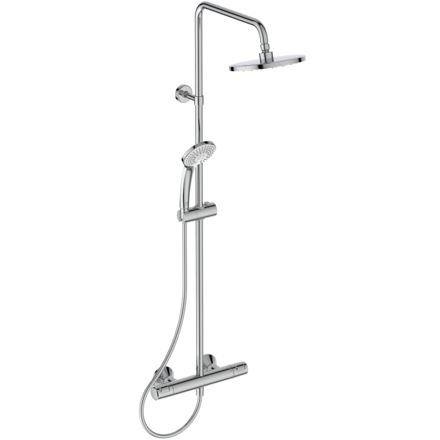 Ideal Standard A7208AA - Set de duș cu baterie termostatică CERATHERM T25, crom lucios