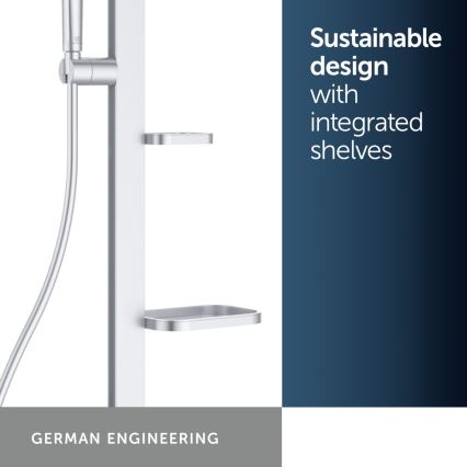 Ideal Standard BD583SI - Set de duș cu baterie termostatică CERATHERM ALU+ crom mat