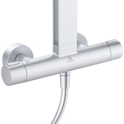 Ideal Standard BD583SI - Set de duș cu baterie termostatică CERATHERM ALU+ crom mat