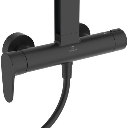 Ideal Standard BD584XG - Set de duș cu baterie CERAFLOW ALU+, negru mat
