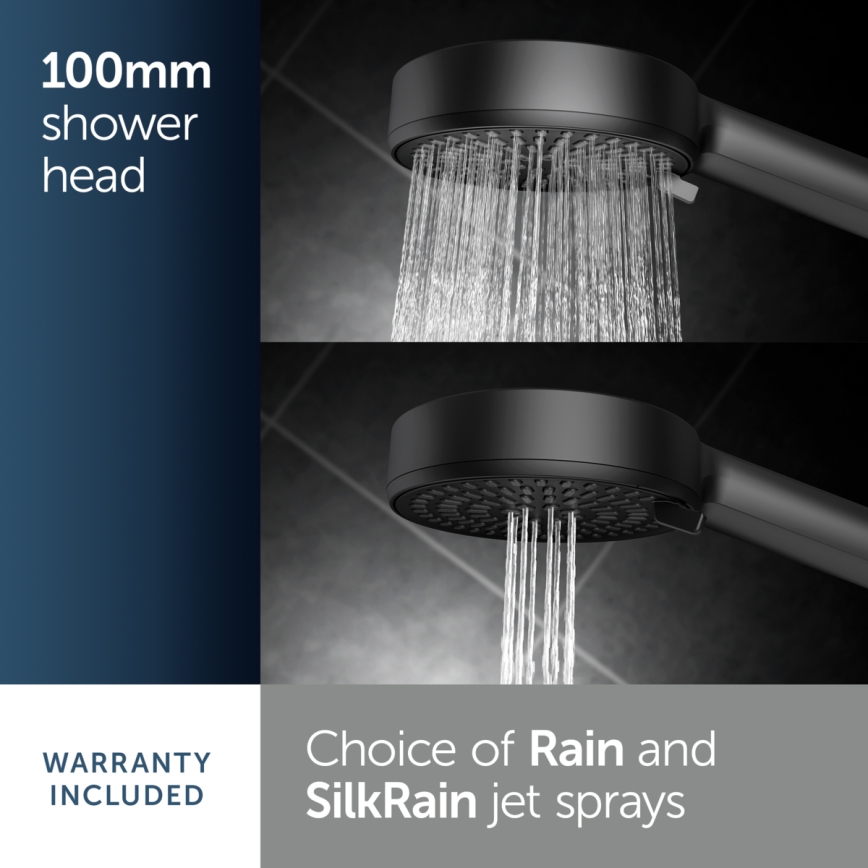 Ideal Standard BD586XG - Set de duș IDEALRAIN ALU+ negru mat