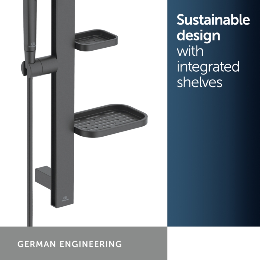 Ideal Standard BD586XG - Set de duș IDEALRAIN ALU+ negru mat