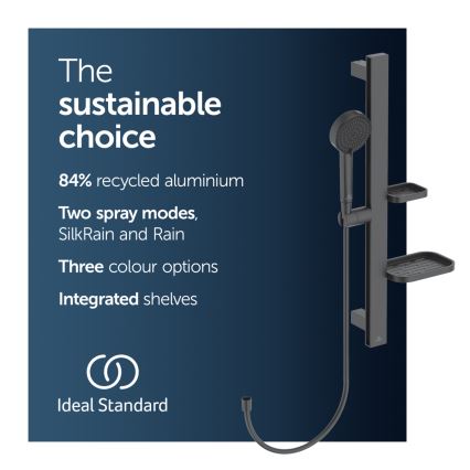 Ideal Standard BD586XG - Set de duș IDEALRAIN ALU+ negru mat