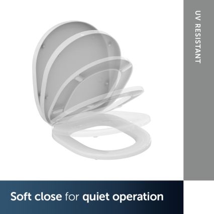 Ideal Standard E712701 - Capac WC CONNECT SoftClose, alb