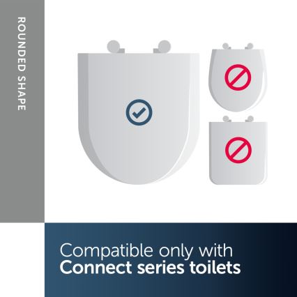 Ideal Standard E712701 - Capac WC CONNECT SoftClose, alb