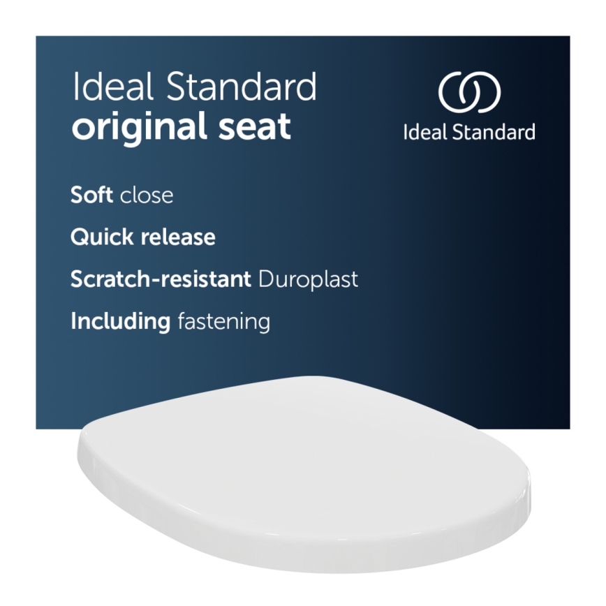 Ideal Standard E712701 - Capac WC CONNECT SoftClose, alb