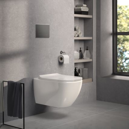 Ideal Standard T352701 - Capac WC TESI, alb, cu închidere amortizată