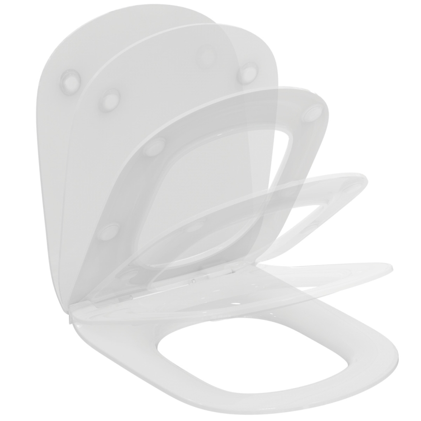 Ideal Standard T352701 - Capac WC TESI, alb, cu închidere amortizată