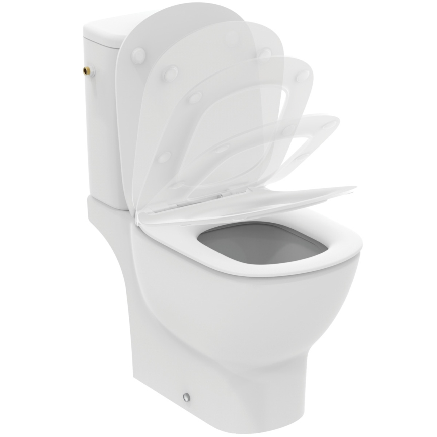Ideal Standard T352701 - Capac WC TESI, alb, cu închidere amortizată
