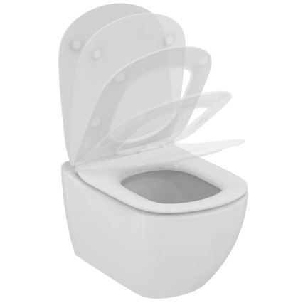 Ideal Standard T354601 - Vas WC suspendat TESI cu capac SoftClose, ceramică, albă