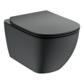 Ideal Standard T3546V3 - Vas WC suspendat TESI cu capac SoftClose, ceramică/negru