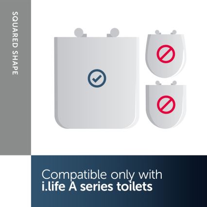 Ideal Standard T453001 - Capac WC I.LIFE A, alb