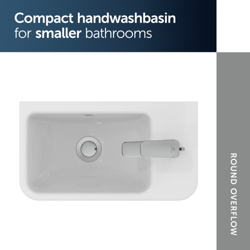 Ideal Standard T458601 - Lavoar suspendat I.LIFE S 45x25 cm ceramică/alb