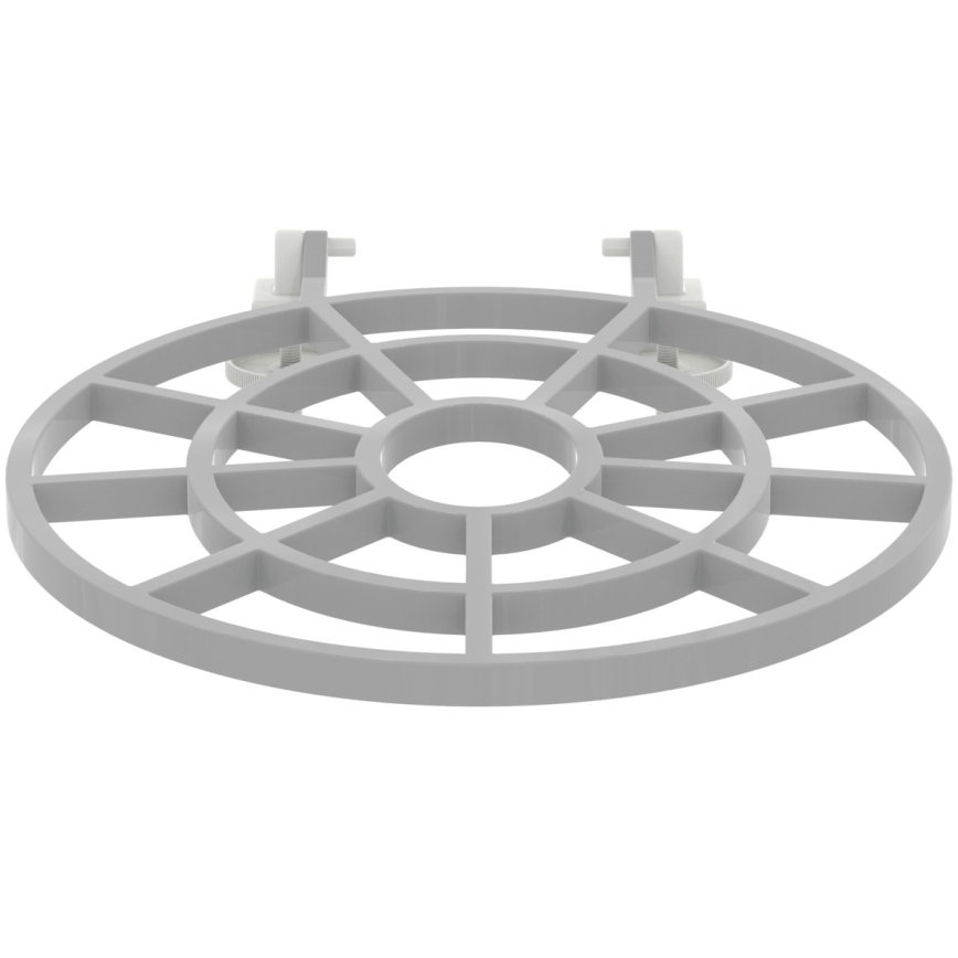 Ideal Standard VV612000 - Grilă din plastic pentru chiuvetă 34x40,2 cm gri