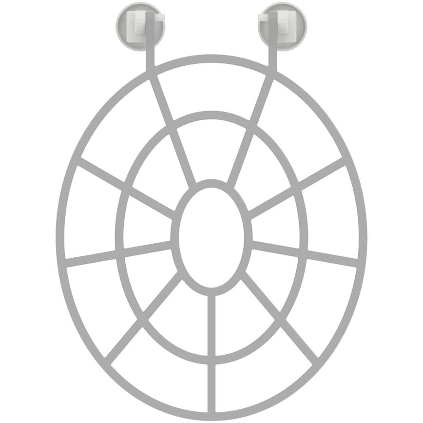 Ideal Standard VV612000 - Grilă din plastic pentru chiuvetă 34x40,2 cm gri