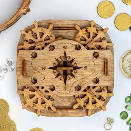 iDventure - Puzzle din lemn Cutia lui Davy Jones