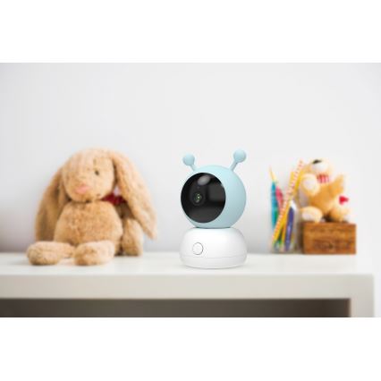 Monitor inteligent pentru bebeluși cu senzor de mișcare 2K, 5V, Wi‑Fi (Tuya) roz/albastru