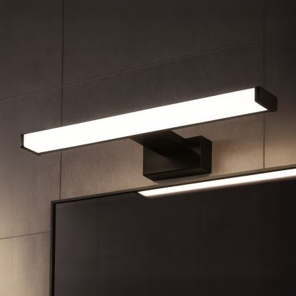 Iluminare LED pentru oglindă de baie MIRORE LED/8W/230V, 40 cm, IP44, negru