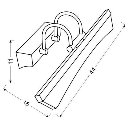 Iluminat oglindă LED GLORY LED/7W/230V
