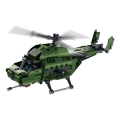 iM.Master - Set de construcție elicopter 2 în 1 cu propulsie mecanică, 393 piese