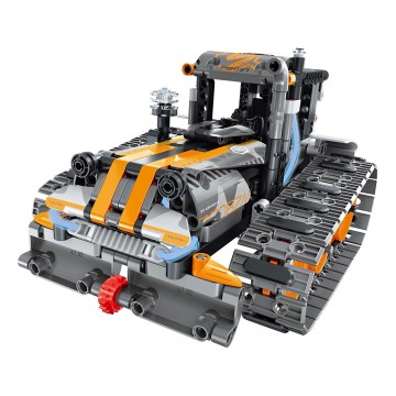 iM.Master - Set de construcție tanc 4 în 1, 554 piese, 2xAA, cu telecomandă