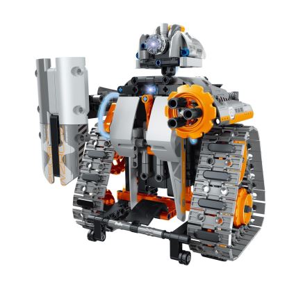 iM.Master - Set de construcție tanc 4 în 1, 554 piese, 2xAA, cu telecomandă