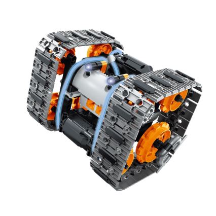 iM.Master - Set de construcție tanc 4 în 1, 554 piese, 2xAA, cu telecomandă