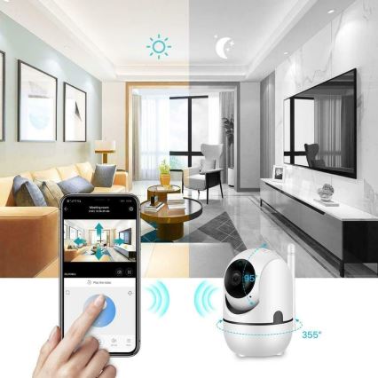 Immax 07701L - Cameră de interior VALL-I NEO LITE Smart P/T HD 2MP 1080p, Wi-Fi Tuya