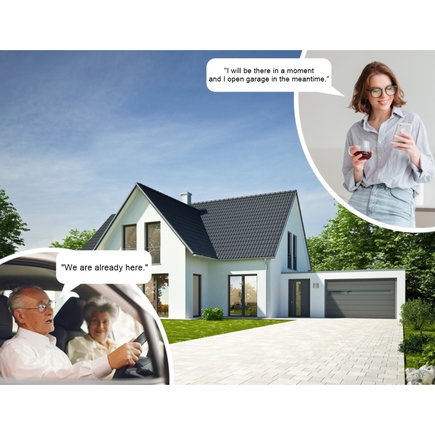 Immax 07706L - Controlul ușilor de garaj și porților automate NEO LITE Smart DC5V Wi-Fi Tuya