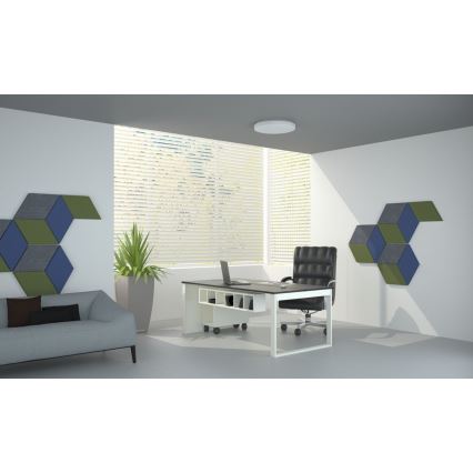 Plafonier LED reglabil intensitate LED/42W/230V 40 cm cu telecomandă