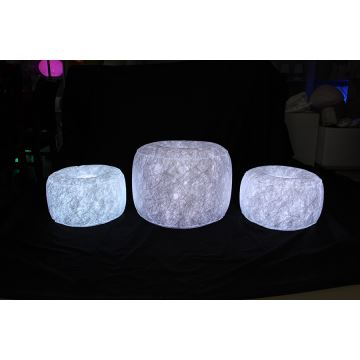 LED Taburet gonflabil cu telecomandă LED/5V/50cm