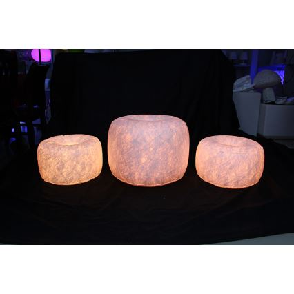 LED Taburet gonflabil cu telecomandă LED/5V/50cm