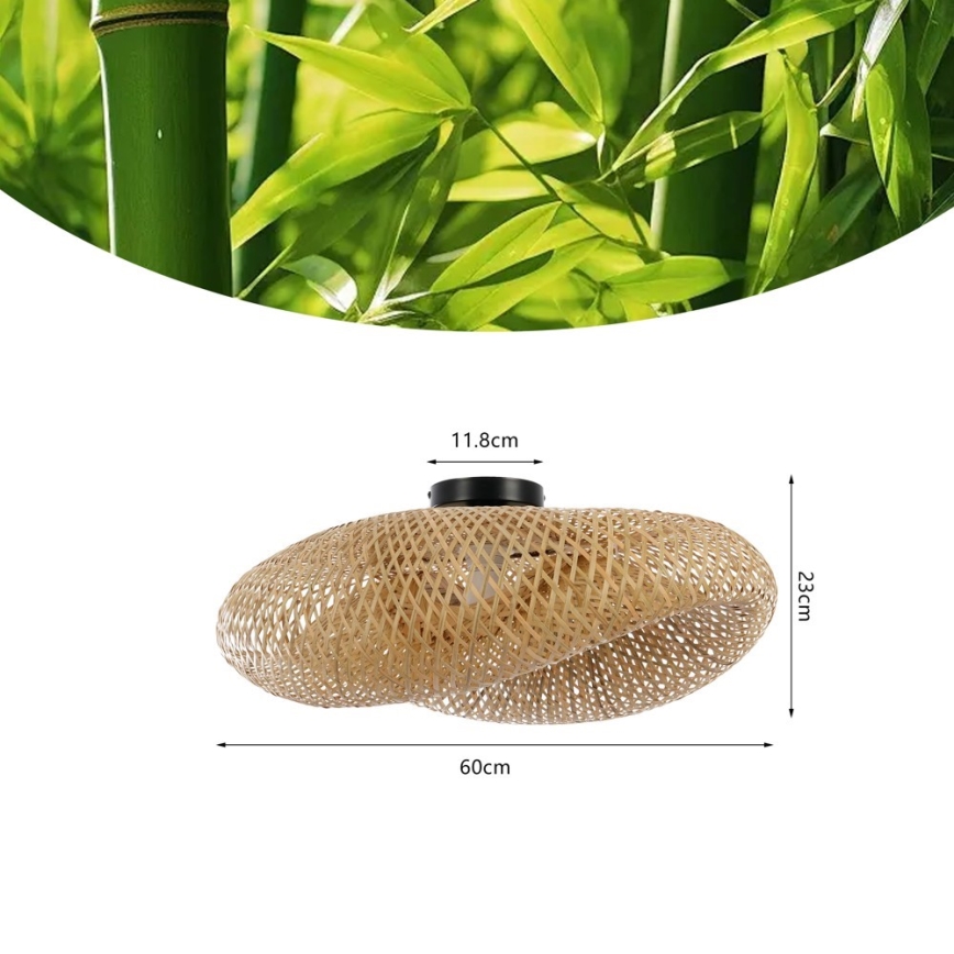 Plafonieră BOHO HILO 1xE27/40W/230V, diametru 60 cm